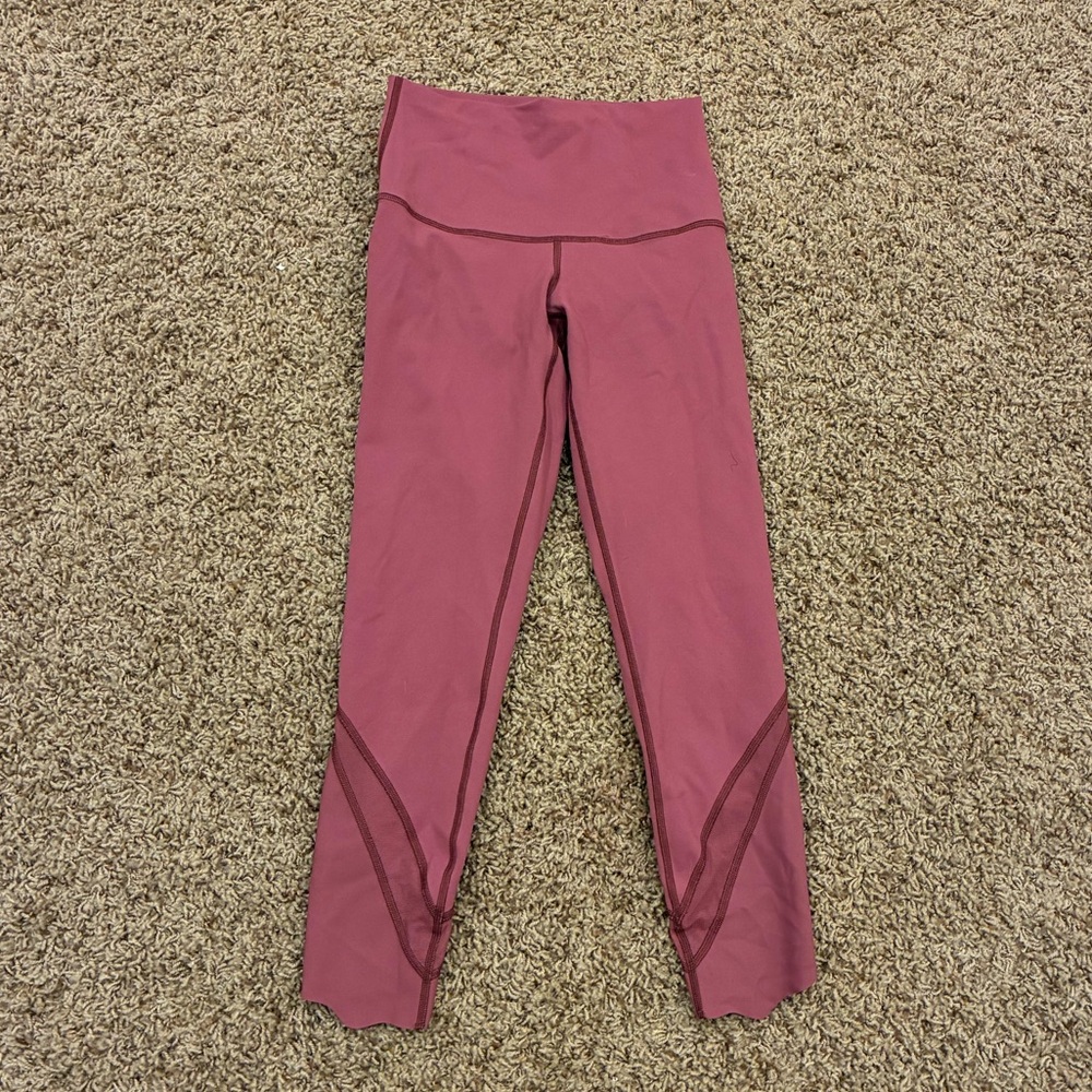 Lululemon High-Waist Scallop Detail Leggings